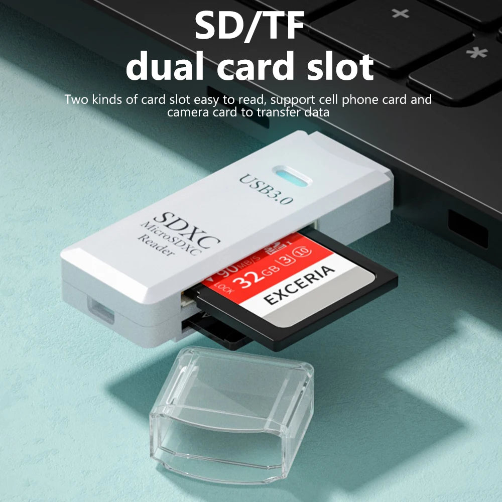 2 in 1 High-Speed USB Card Reader