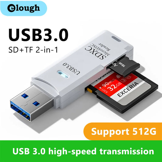 2 in 1 High-Speed USB Card Reader